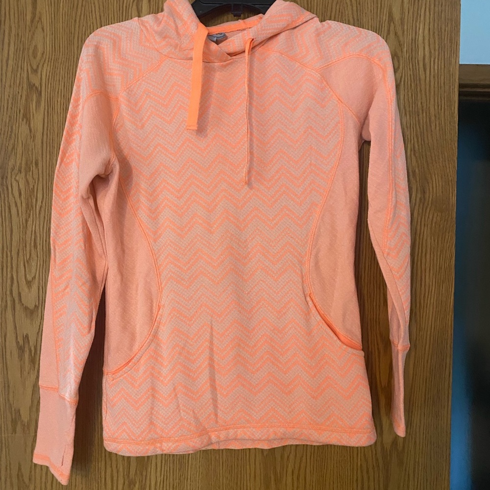 Avalanche Orange Hoodie Long Sleeve Relaxed Fit